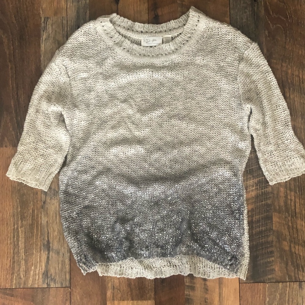 RD Style ombré shine sweater